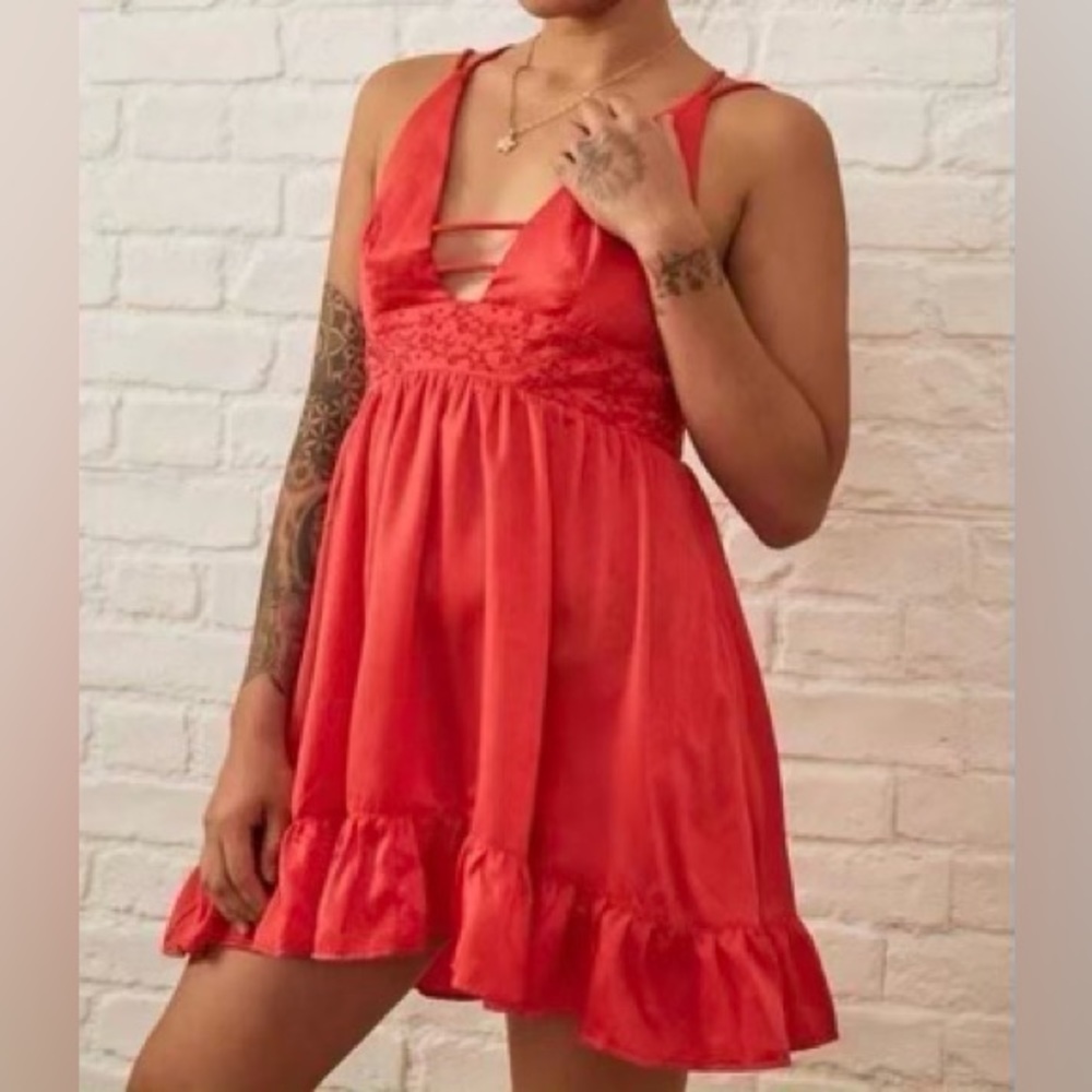 Urban Outfitters red dress